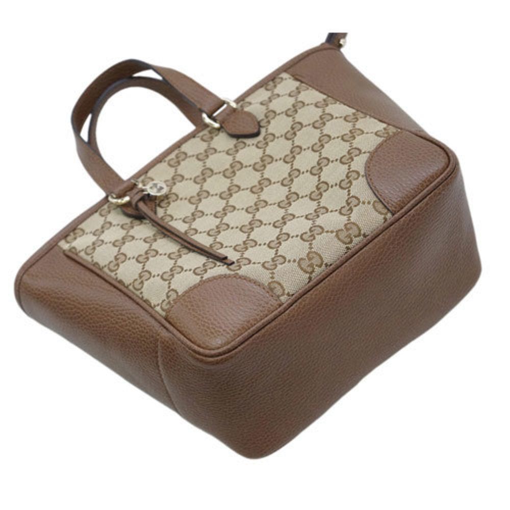 Gucci Bag 2way Handbag Shoulder GG Canvas Beige - Picture 3 of 7